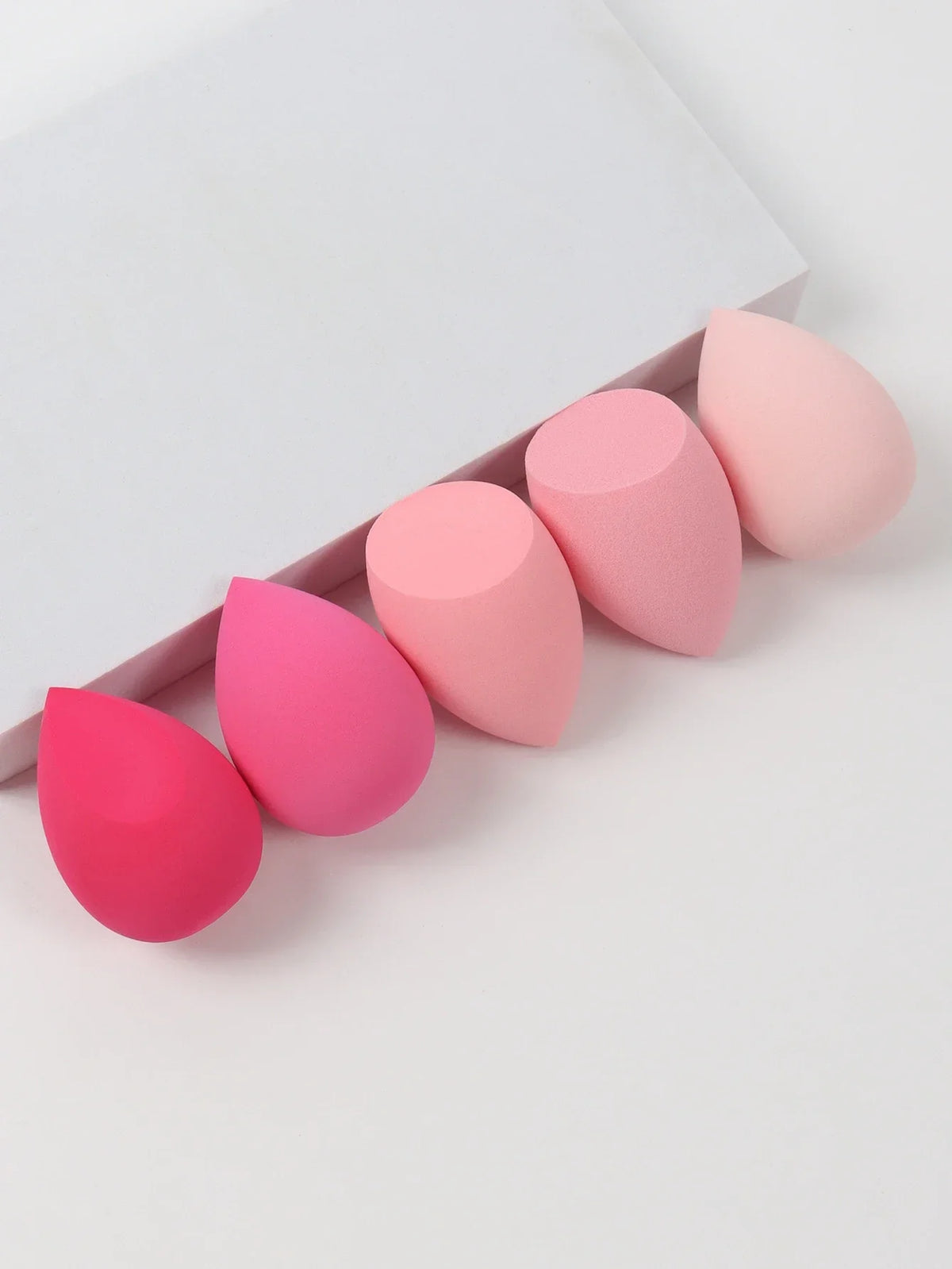 5-Pack Dual-Use Makeup Sponge Set - Velvet for Liquid/Cream/Powder | Vegan Eco-Friendly Travel Essentials