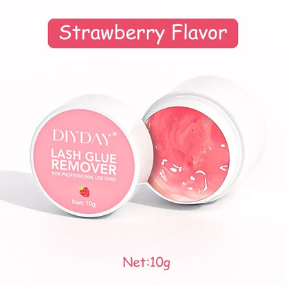 DIYDAY Eyelash Glue Remover No Irritation Ultra-Fast Cleaning Lash Cream Safe for Sensitive Eyes Easy Removal for False Lashes