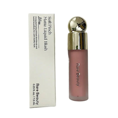 11 Color Matte Liquid Powder Blusher, Lip and Cheek Dual-Use Powder Blusher, Low Saturation, Natural Moisturizing Facial Makeup