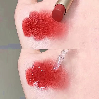 Peach Milk Lip Oil, Bee Lip Balm, Moisturizing Lip Balm, Soothing and Hydrating Lip Oil, Easily Repairs Dry, Cracked Lips