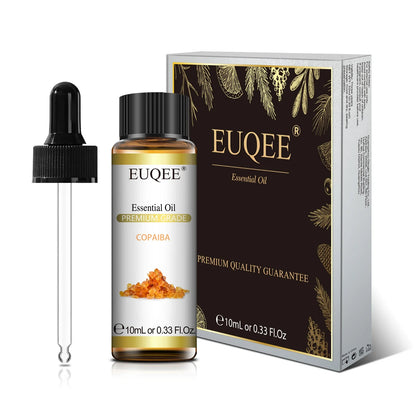EUQEE 10ml Pure Natural Essential Oil Lavender Jasmine Eucalyptus Vanilla Sandalwood Sweet Orange Lemon Oregano Neroli Fragrance