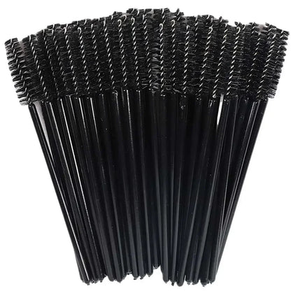 Disposable Crystal Eyelashes Brush Comb 50Pcs Eye Lashes Extension Mascara Wands Makeup Professional Makeup Beauty Tool