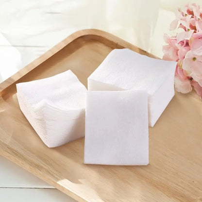 1200pcs/bag Disposable Pearl Pattern Makeup Cotton Pads Soft Facial Cleaning Tools Makeup Remover Wipes Portable Beauty Supplies