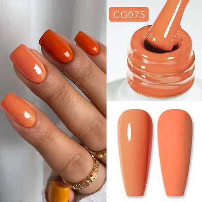 BORN PRETTY 10ml Blood Red Jelly Gel Nail Polish Halloween Nails Art Gel Polish Sheer Translucent Nail Gel for Winter Manicure