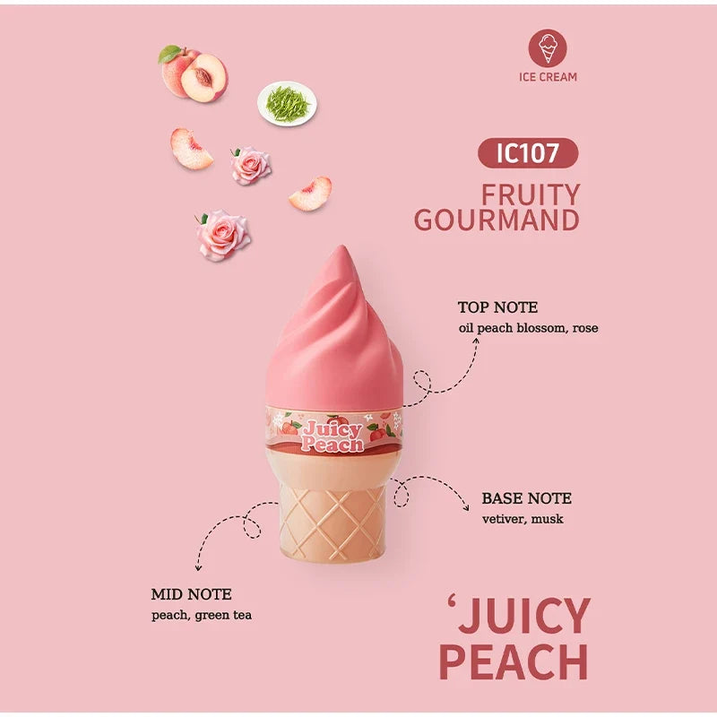 Ice Cream Cute Perfume Brand Long-lasting Eau De Toilette Floral Fruity Citrus Rose Charming Sweet Fragrance Women Body Spray