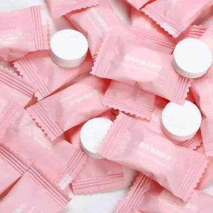 Compressed Towels Travel In Compressed Bag Suitable For Sensitive Skin Cotton Cleansing Towel Disposable Face Pack  20Pcs