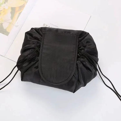 Women Drawstring Cosmetic Bag Travel Storage Makeup Bag Organizer Female Make Up Pouch Portable Waterproof Toiletry Beauty Case
