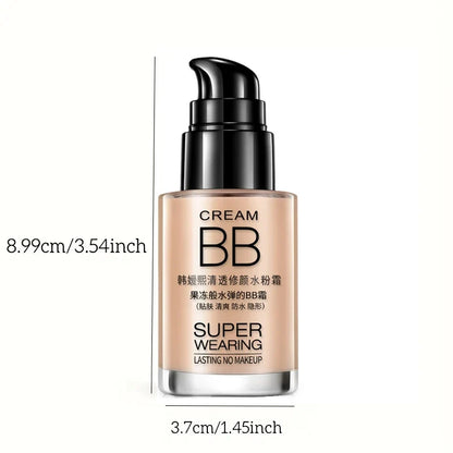 BB foundation cream - moisturizing and isolating, waterproof and sweat proof, lasting concealer, creating a natural look