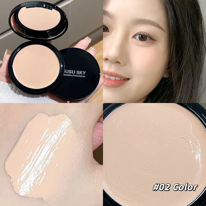 Soft Focus Cream Foundation Palette Silky Texture Moisturizing Concealer Long-lasting Makeup Brightening Modifying Dullness