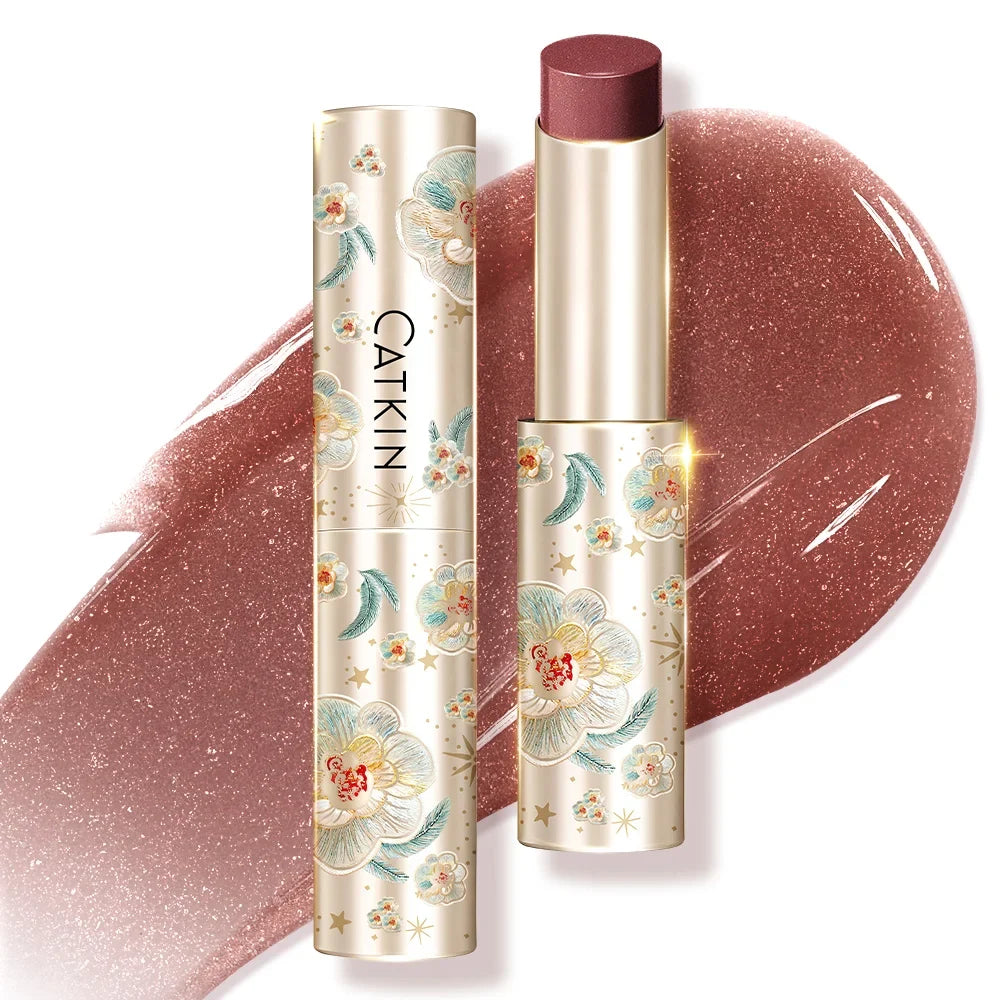 CATKIN GLOSSY LIP BALM Hydrating Lip Balm in 6 Vibrant Colors Moisturize, Protect & Soothe