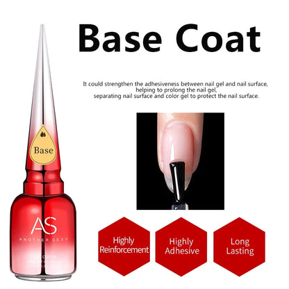 AS 15ml Transfer Foil Gel Nail Polish Soak Off Led Uv Gel Varnish Fast Dry Star Sticker Glue Stamp Gel