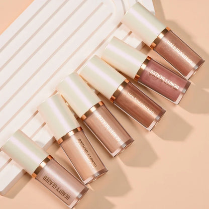 6 Color Face Liquid Highlighter Bronzer Contouring Highlight Fluid Makeup Face Shimmer Shine High Lighter Iluminador Maquillaje