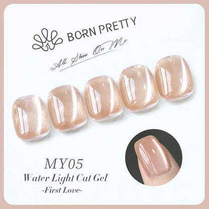BORN PRETTY 10ml Fruit Purple Grape Cat Magnetic Gel Nail Polish 2025 New Whitening Guava Glass Beads Varnish Nail Supplies