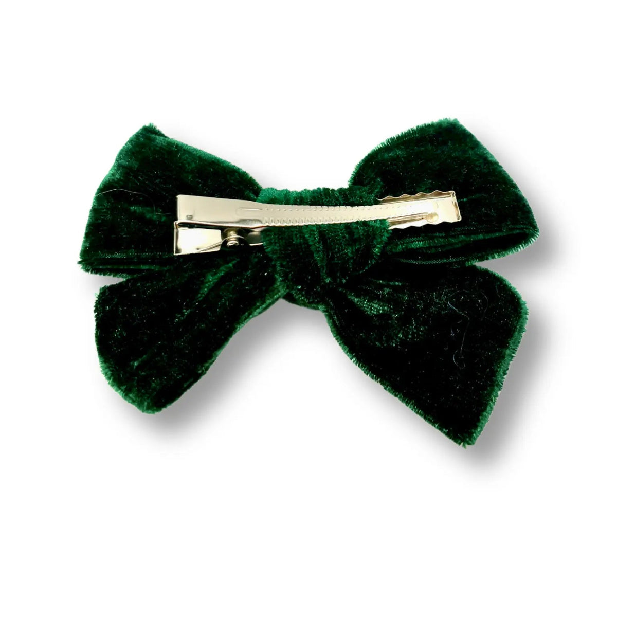 Forest Green Velvet Bow