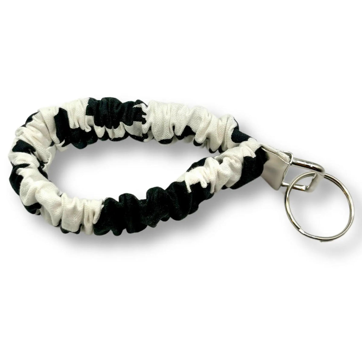 Cow Print Scrunchie Wristlet