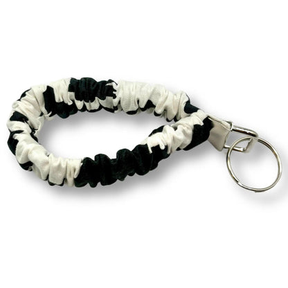 Cow Print Scrunchie Wristlet
