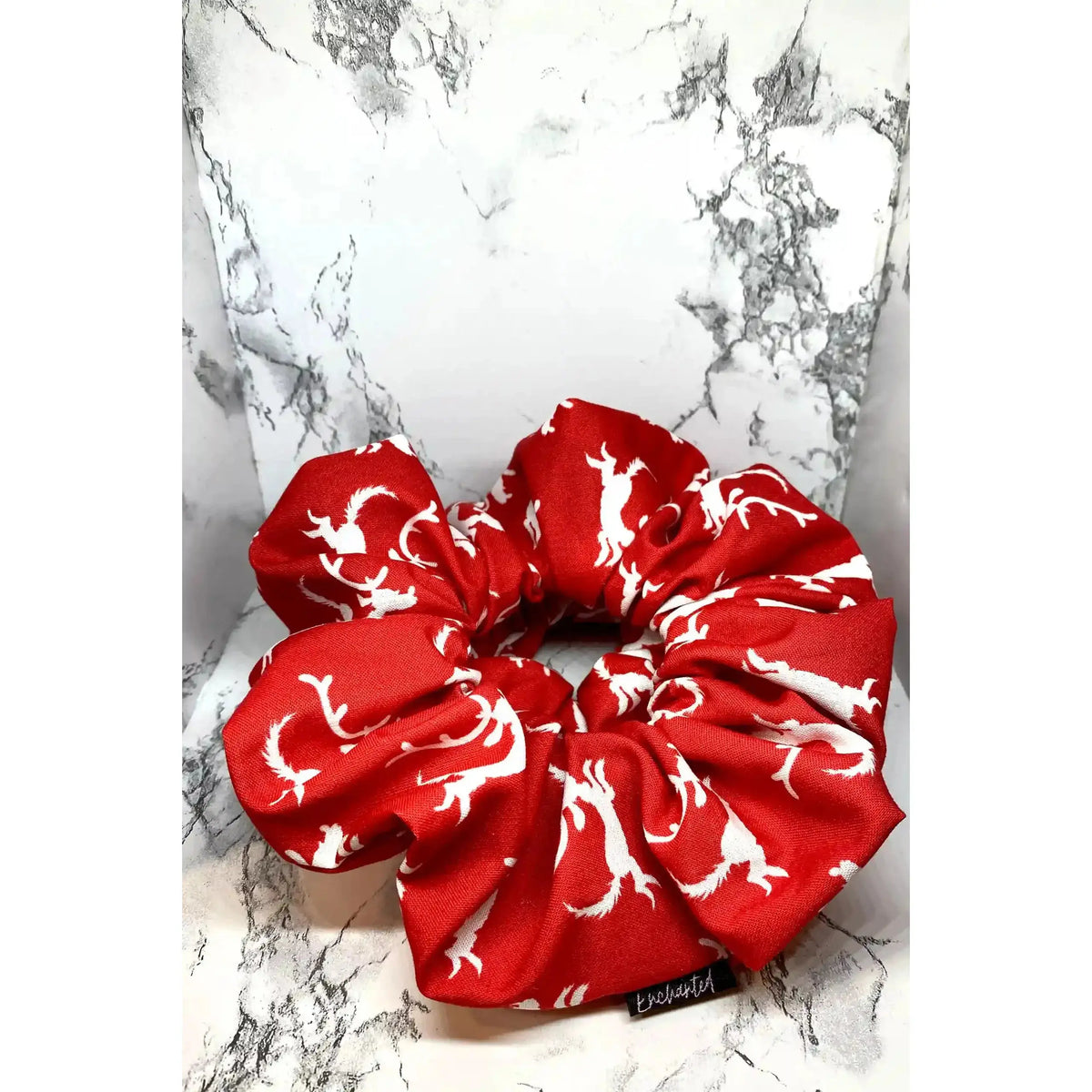 Red Max Christmas Scrunchie