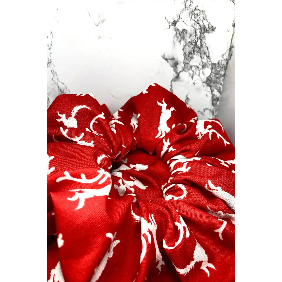 Red Max Christmas Scrunchie