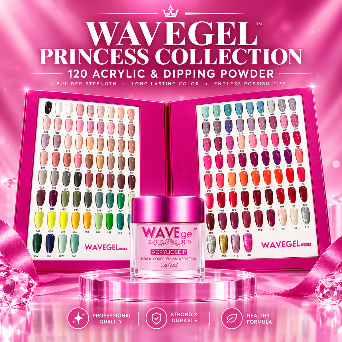WAVEGEL PRINCESS COLLECTION - 120 COLORS