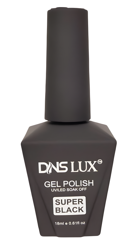 DNS LUX GEL POLISH - SUPER BALCK