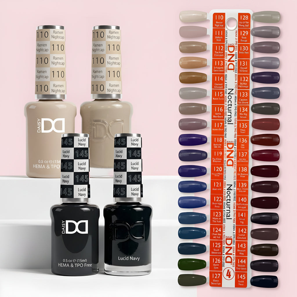 DND DUO HEMA & TPO FREE NOCTURNAL - 36 COLORS TRAY NO.4
