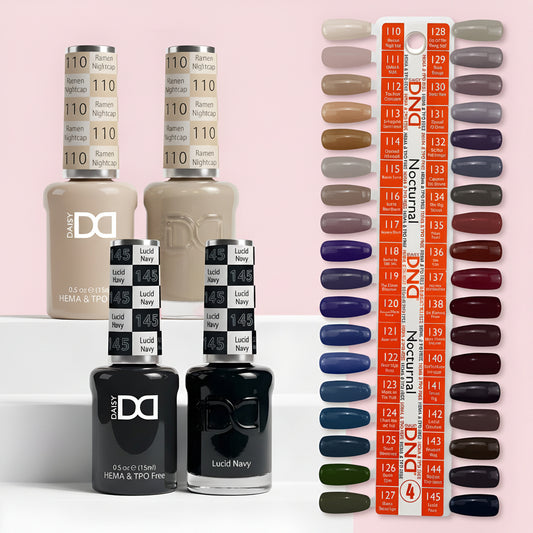 DND DUO HEMA & TPO FREE NOCTURNAL - 36 COLORS TRAY NO.4