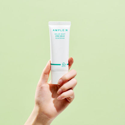 AMPLE:N Solar Shot Zinc Mild Suncream 40ml SPF 50+ PA++++