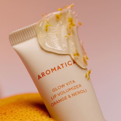 AROMATICA Glow Vita Lip Volumizer Orange & Neroli 10g