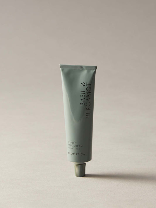 AROMATICA INSPIRIT HAND CREAM BASIL & BERGAMOT 30ml