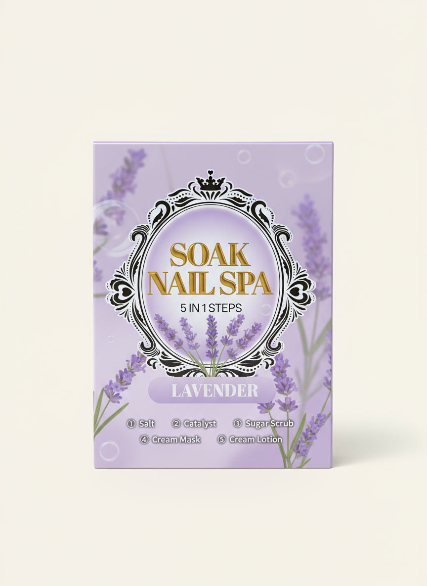 BB COLLAGEN SOAK NAIL SPA 5IN1 - LAVENDER