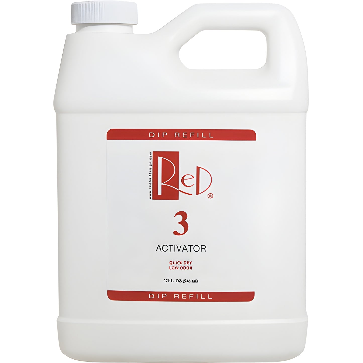 RED NAIL ESSENTIAL DIP 32OZ. - ACTIVATOR #3