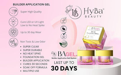 #BA-03 French Soft White - BA.GEL®  Builder Gel System
