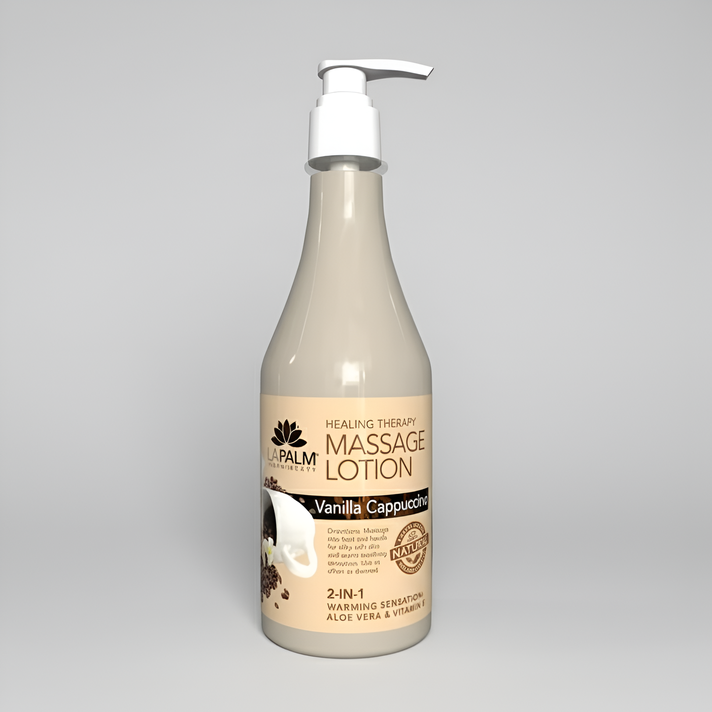 LAPALM COLLAGEN MASSAGE LOTION 8OZ. - VANILLA CAPPUCCINO