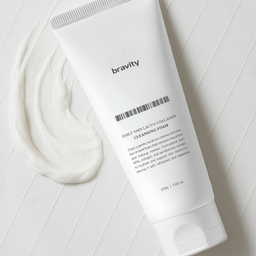 bravity Daily NMN Lacto Collagen Cleansing Foam 200g