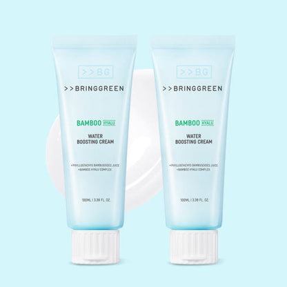 BRINGGREEN Bamboo Hyalu Water Boosting Cream 100ml + 100ml [Double SET]