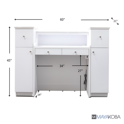 NAPA RECEPTION TABLE WITH LED