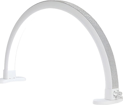 WHITE LED HALF MOON LIGHT WITH RHINESTONE