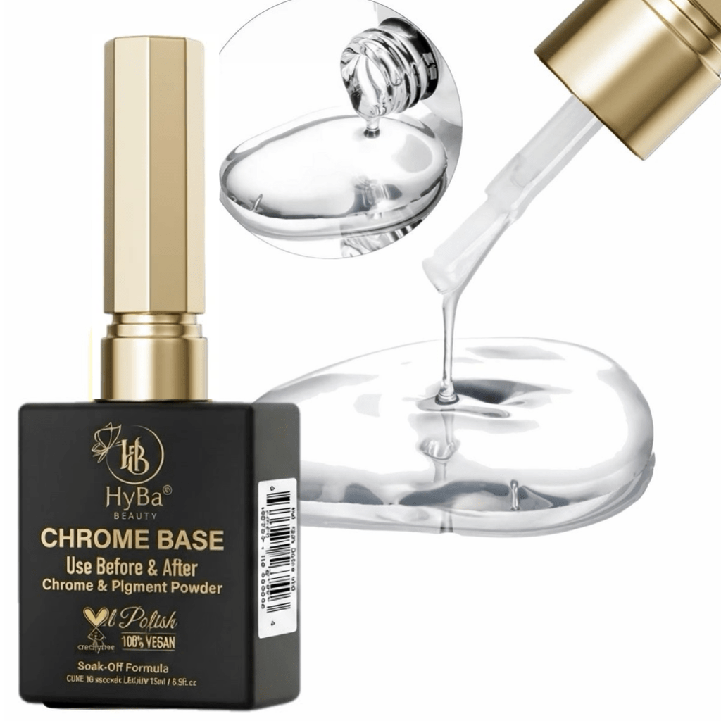 CHROME BASE Gel Polish 15ml - Long-Lasting Retention