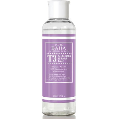 Cos De BAHA T3 Advanced 3% Tranexamic Acid Facial Toner 200ml