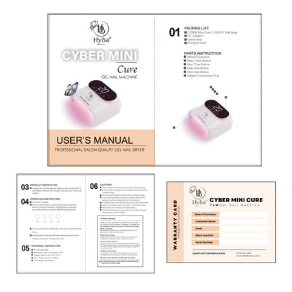CYBER MINI Cure Nail Gel Machine / 76watts