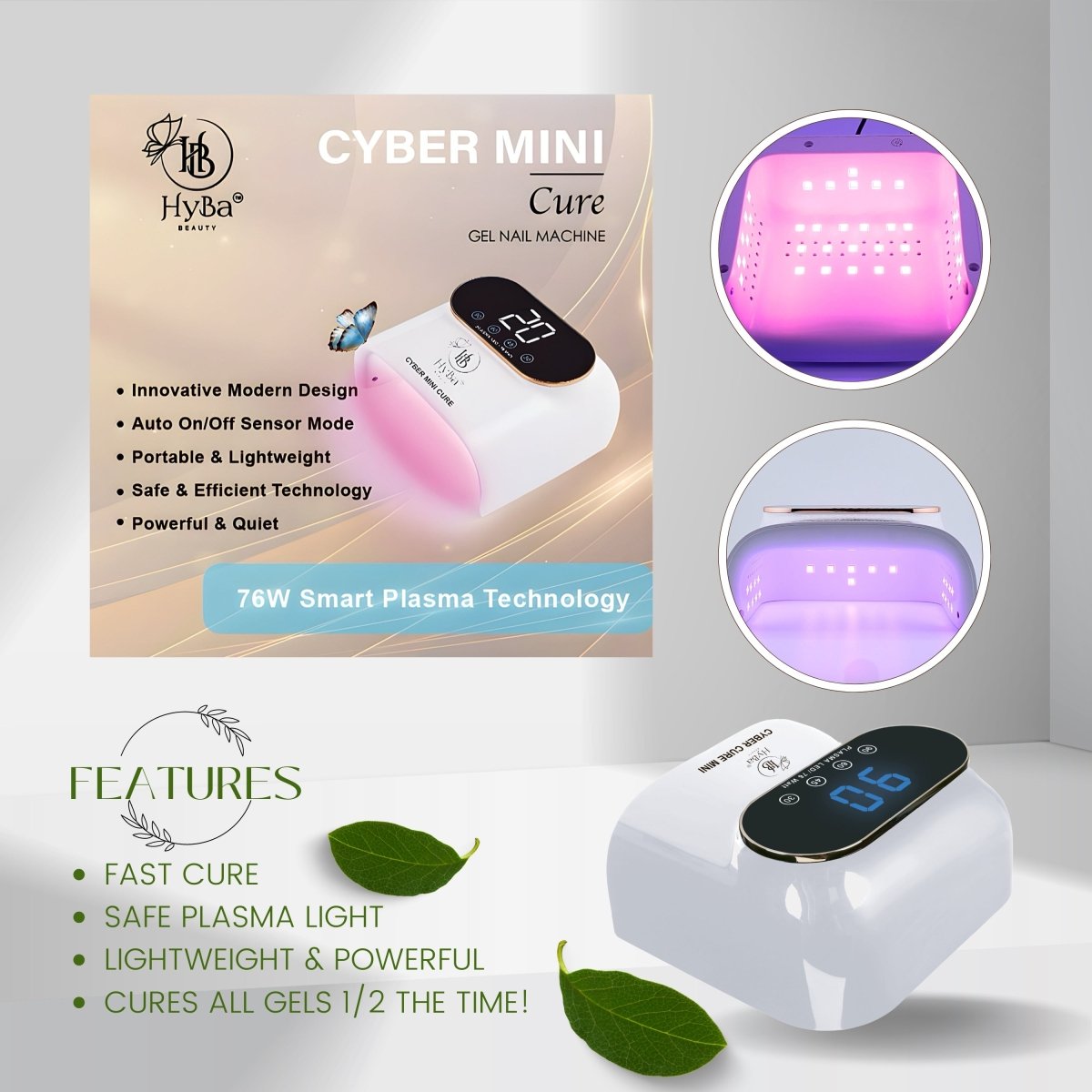CYBER MINI Cure Nail Gel Machine / 76watts