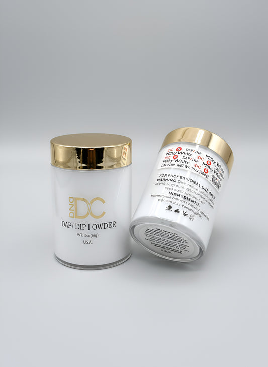 DC DAP DIP POWDER 16OZ. - MILKY WHITE 8
