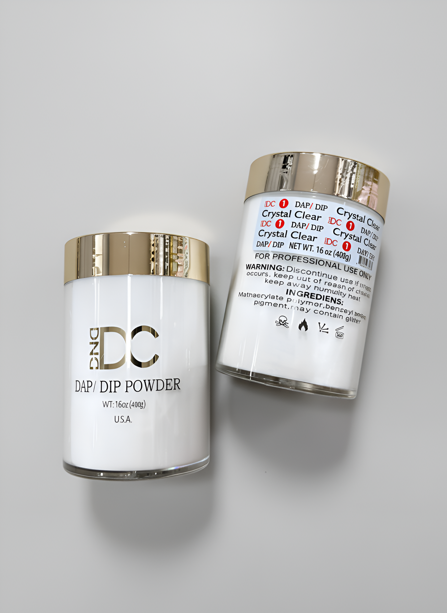 DC DAP DIP POWDER 16OZ. - CRYSTAL CLEAR 1