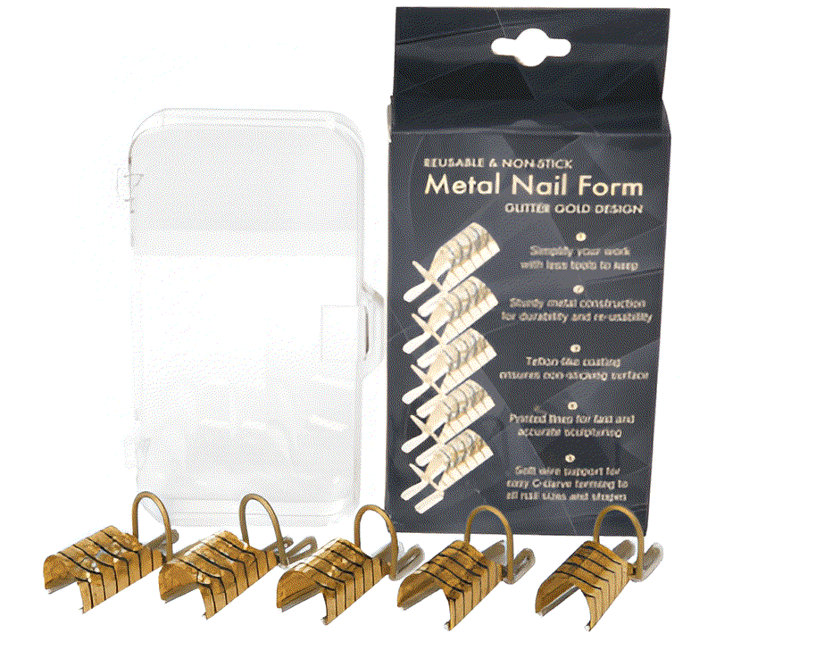 METAL NAIL FORM - REUSABLE & NON-STICK