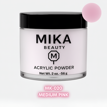 MK COVER ACRYLIC POWDER - MK020 MEDIUM PINK