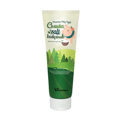 Elizavecca Milky Piggy Greentea Salt Body Scrub 300g