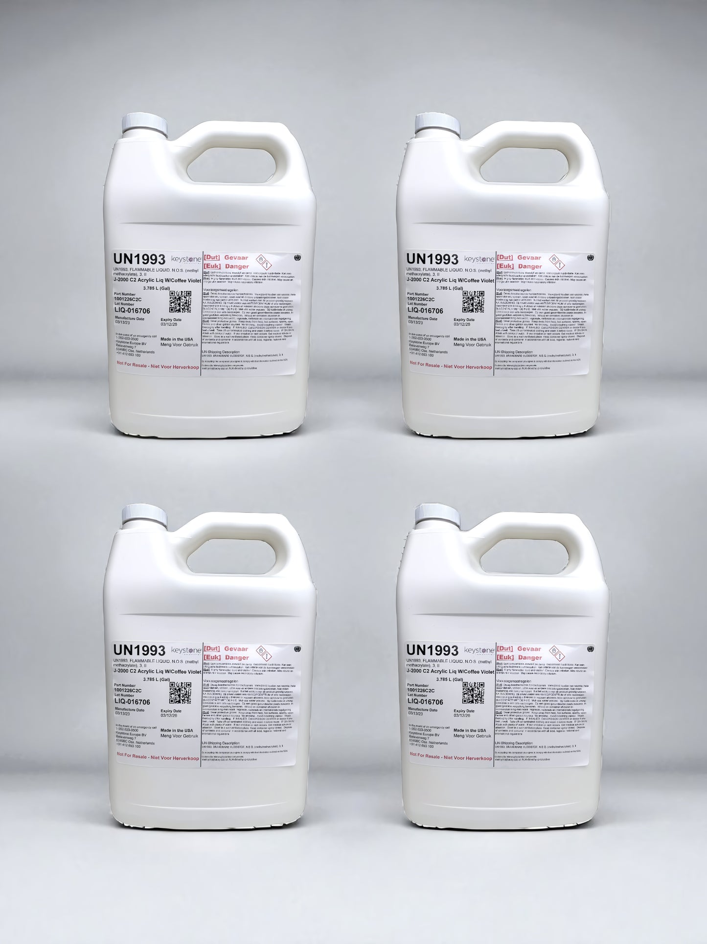 KEYSTONE J-2000 C7 ACRYLIC LIQUID LT VIOLET