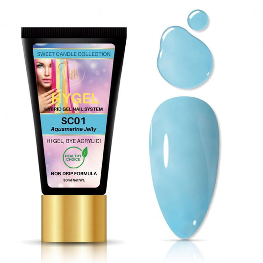 Hybrid Gel Professional Nail Polish - HyGEL® 30ml  / #SC01 Aquamarine Jelly