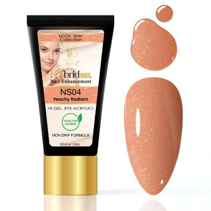 Hybrid Gel Professional Nail Polish - HyGEL® 60ml / #NS04 Peachy Radiant