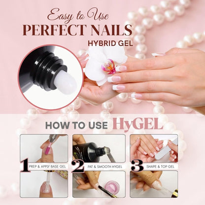 Hybrid Gel Professional Nail Polish - HyGEL 60ml / #PF07 Hunny Bunny White